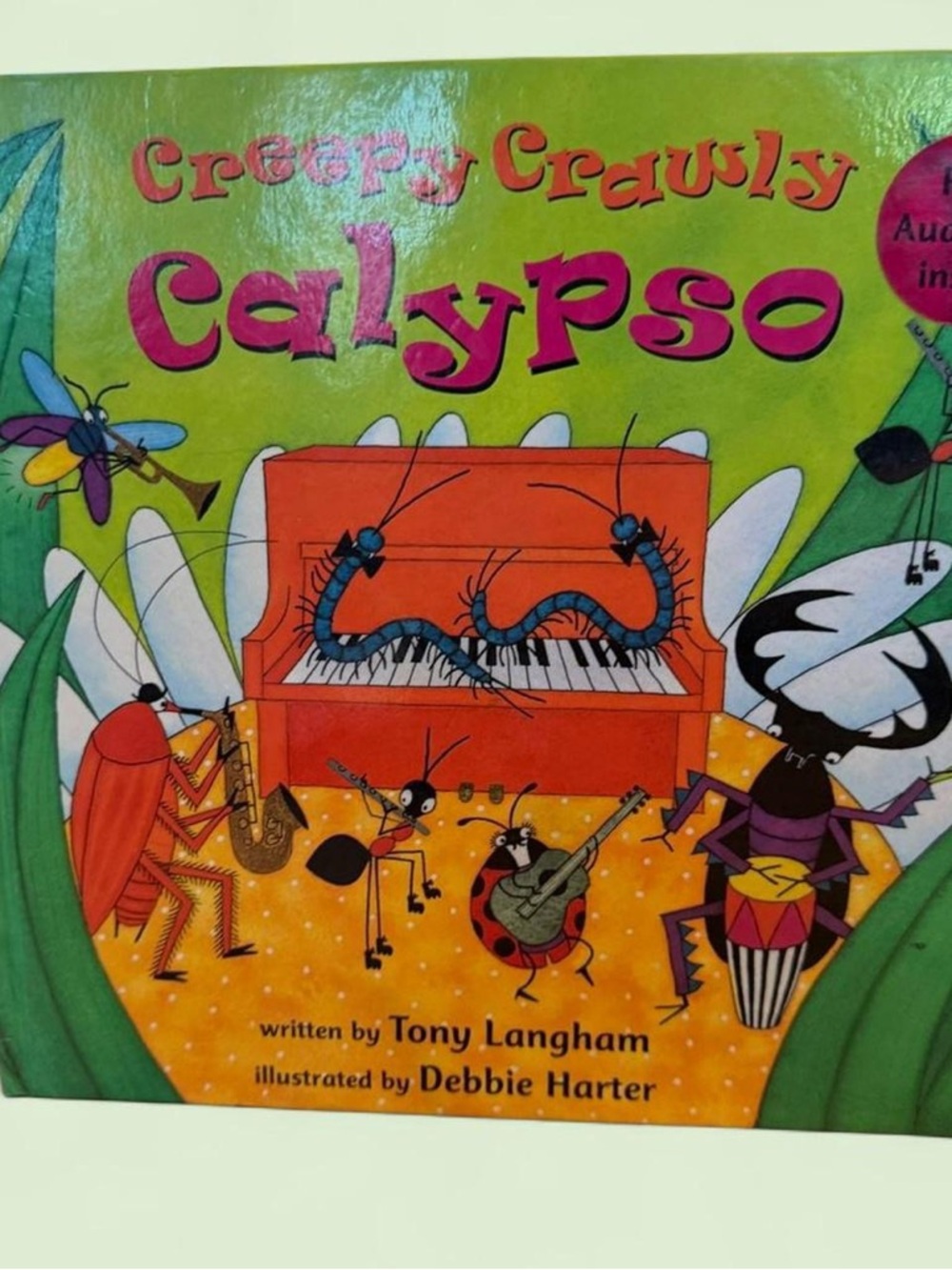Creepy Crawly Calypso Children's Picture Book with Music CD